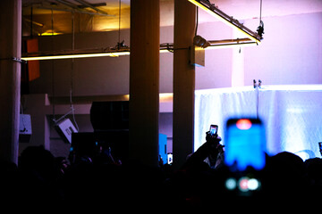 Rapper performs at an exclusive performance 