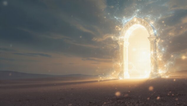 Magical portal to another world