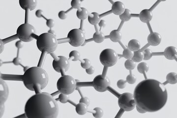 Molecular structure model background