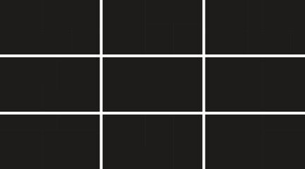 Modern bento grid layout for photo collage,tiling framing ,website app layout template