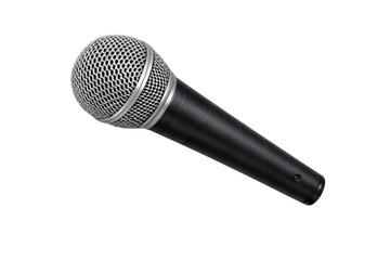 Microphone for live performance, recording, broadcasting, podcasting, and public speaking on transparent background
