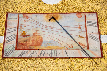 Sundial on a Bell Tower