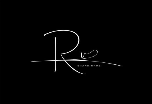 RU letter beauty cursive handwriting logo. vector logo| abstract logo| minimalist logo| brand identity| calligraphy design.