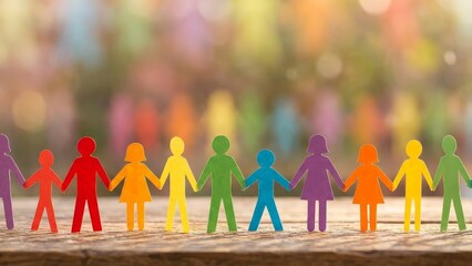 Business Innovations Technology, Vibrant Setting, People Holding Hands Together