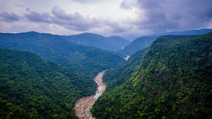 Obraz premium waterfall in the mountains, Jog falls, water falls, western ghats