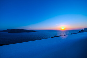 Obraz premium サントリーニ島の美しい風景