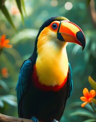Obraz premium toucan on a branch