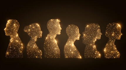 business scene with flowing numbers, data streams, and modern professional interaction