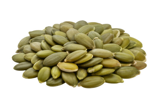 Pile of Green Pumpkin Seeds
