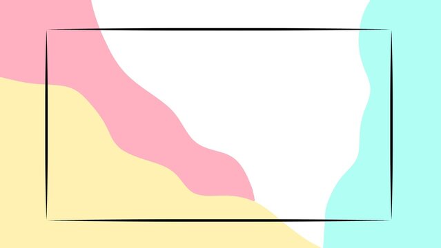 Illustration pink and neutral blue ppt background inspired