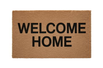 Welcome home mat