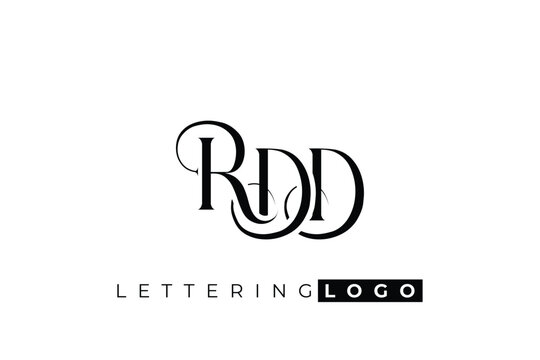 RDD Elegant Monogram Logo Design With Decorative Lettering