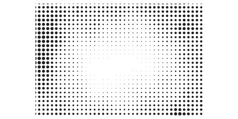 Abstract Halftone Dot Pattern with Gradient Effect.