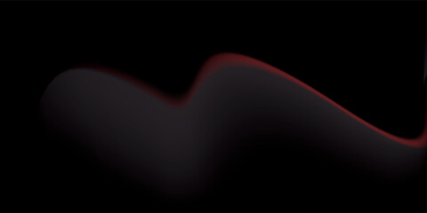 Abstract Dark Wave with Red and Grey Hues.