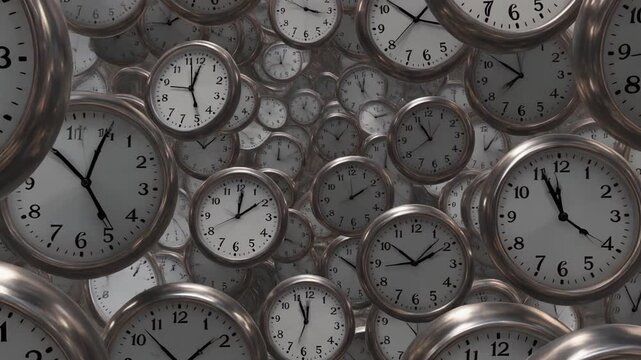 時間が歪む時計だらけの異世界動画