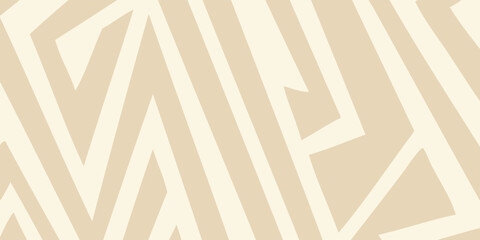 Geometric Pattern Abstract Background with Beige and Cream Tones.