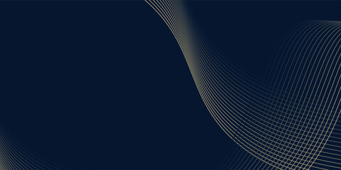 Modern golden wave on dark backgrounds. Thin line modern premium shape, premium curve glitter abstract. background vector pattern illustration