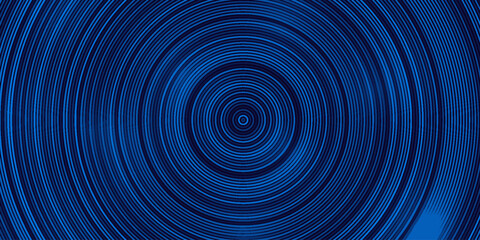 Abstract Digital Particle Circle with Noise. Futuristic Circular Sound Wave. Big Data Visualization. 3D Virtual VR Cyberspace. Illustration eps10