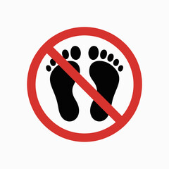 nobarefeet, prohibited, barefoot, feet, forbidden, nofootwear, sign, restriction, ban, warning, redcircle, stop, shoes, footwear, sandals, slippers, required, mandatory, safety, hygiene, protection, f
