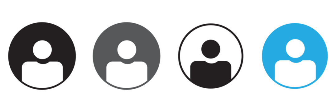 Default profile avatar icon. User account grey dp symbol for app, website, UI. Transparent PNG and vector illustration.