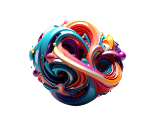 abstract background with colorful lines