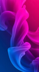 Abstract swirl of vibrant magenta, sapphire blue, and deep violet fluid, creating an energetic and modern digital background texture, violet, modern, cosmic