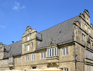 Historical City Hall in the Old Town of Stadthagen, Lower Saxony