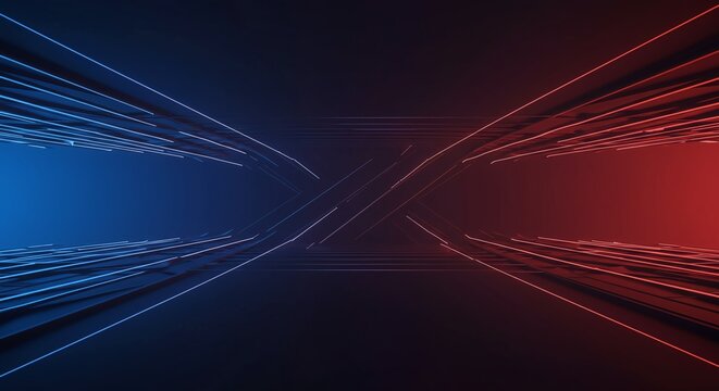 Mesmerizing abstract digital backdrop featuring smooth gradient shifts and geometric forms transitioning endlessly across a deep spatial plane, endless, Abstract, flow - Powered by Adobe