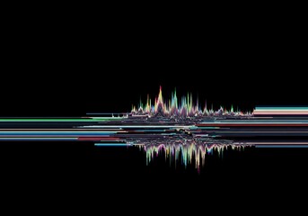 Intense colorful visual noise creates an abstract digital distortion effect. Perfect modern backdrop for technology, web, or graphic design elements, stream, vibrant, glitch