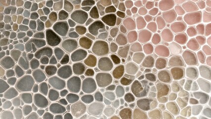 Abstract Cellular Mosaic Background