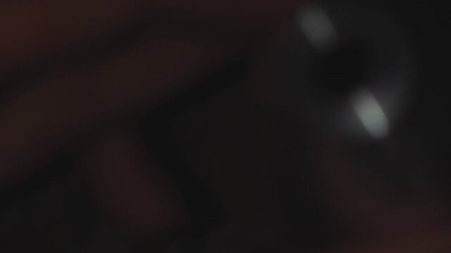 Abstract Eye Pupil Dilation and Constriction Light Reflex