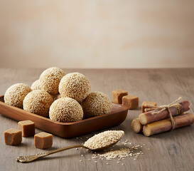 Authentic Tilgul Arrangement for Joyful Makar Sankranti Celebration