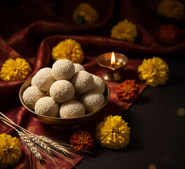 Authentic Tilgul Arrangement for Joyful Makar Sankranti Celebration