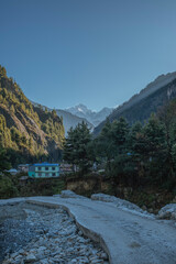 Stunning views of Himalayan trekking trails in Nepal in 2025.