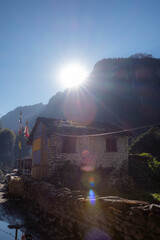 Stunning views of Himalayan trekking trails in Nepal in 2025.