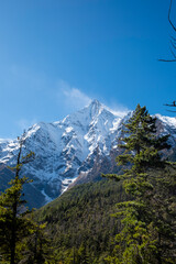 Stunning views of Himalayan trekking trails in Nepal in 2025.