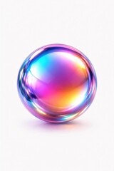 Precision Engineered Component Isolated on White