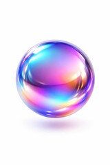 Precision Engineered Component Isolated on White