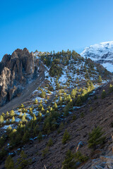 Stunning views of Himalayan trekking trails in Nepal in 2025.