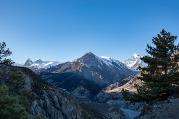 Stunning views of Himalayan trekking trails in Nepal in 2025.