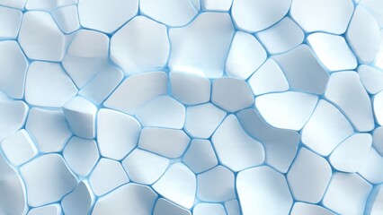 White Cell Structure Abstract Background