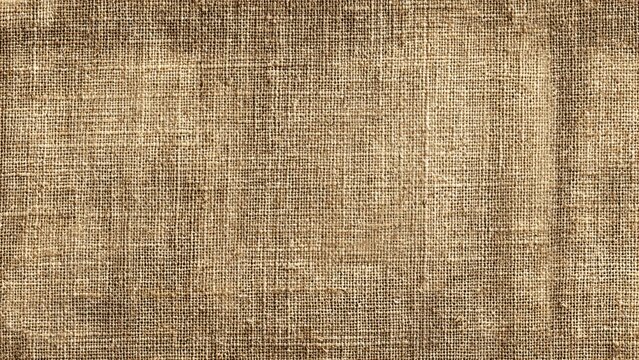 Woven Burlap Fabric Texture Background