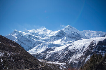 Stunning views of Himalayan trekking trails in Nepal in 2025.