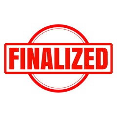 Finalized Completion Certified Stamp for Process and Documentation