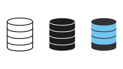 Database icons representing different data storage