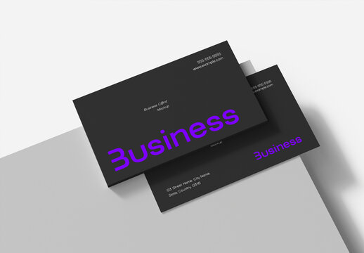 Modern Corporate Business Card Mockup