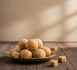 Authentic Tilgul Arrangement for Joyful Makar Sankranti Celebration