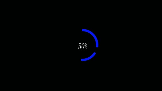 Animated circular loading mark with white background.Loading bar from 2025 to 2026 new