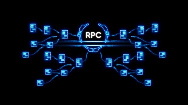 Remote Procedure Call Network Diagram R P C Server Client Connection Nodes