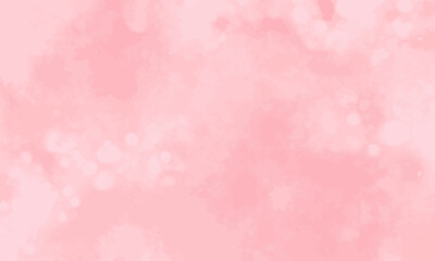 桜色のピンクの優しい水彩背景　ベクター